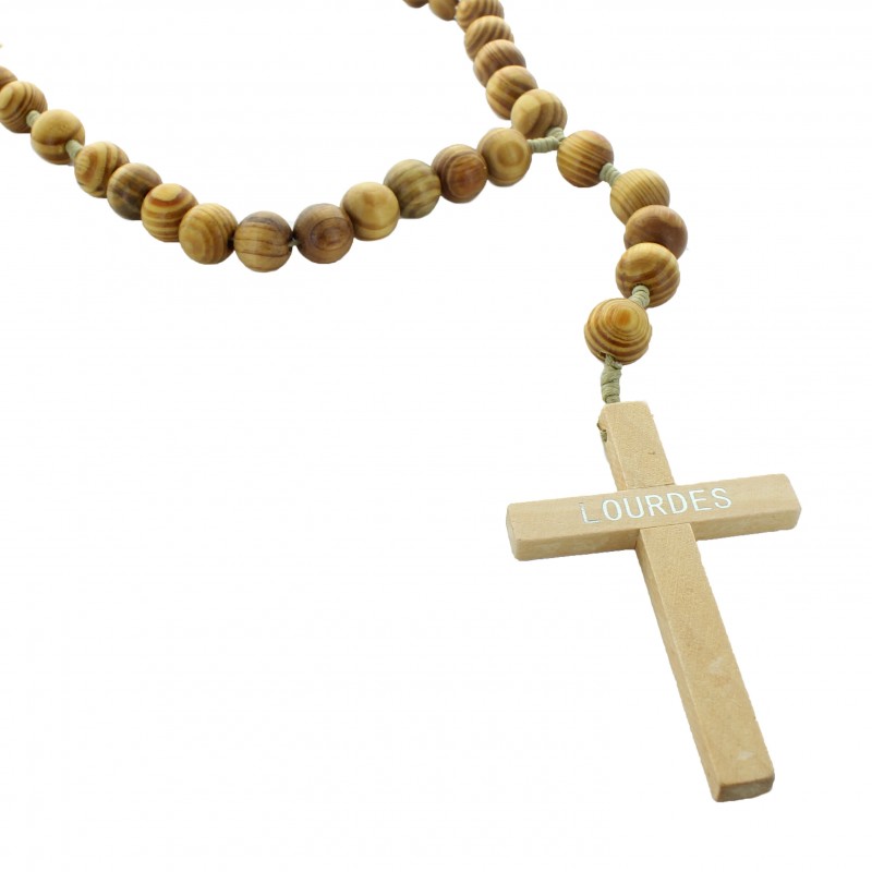 Rosary with 18mm olive wood grain
