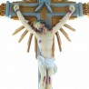 Baroque resin Crucifix 70 cm