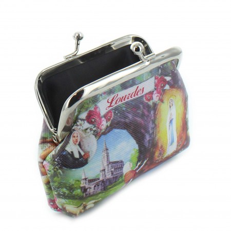Lourdes wallet with clasp 7,5 cm
