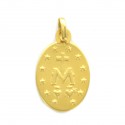 Médaille Miraculeuse en or 18 carats 17 mm