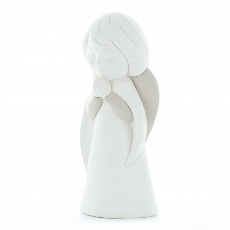 Statue d'Ange priant en résine 15 cm