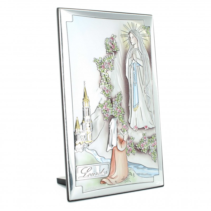 Cadre de l'Apparition de Lourdes 9 x 15 cm