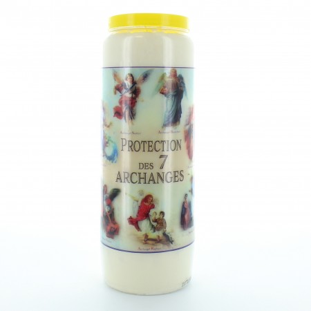 Novena candle of the 7 archangels | 17,5cm