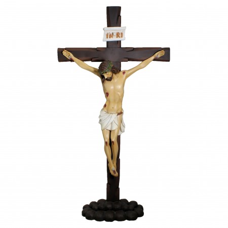 Crucifix en résine à poser de 106 cm