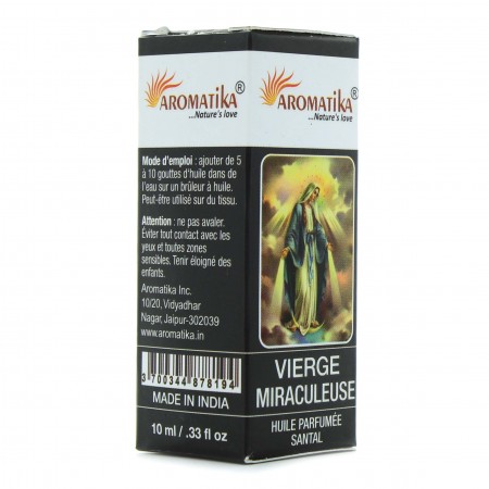 Miraculous Virgin religious essential oil with Sandalwood fragrance 10ml