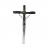Silver plated hanging crucifix 22 cm