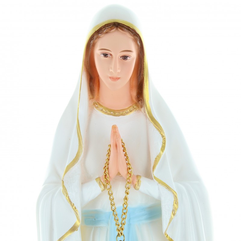 Our Lady of Lourdes coloured statue 40 cm