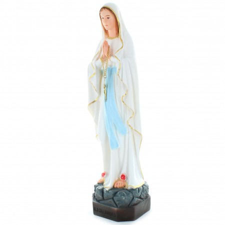 Statue colorée de Notre Dame de Lourdes 40 cm