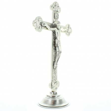Crocifisso placcato argento 4 evangelisti 26cm