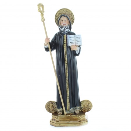 Statue of St. Benedict, resin 20 cm