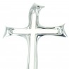 Croce traforata in argento placcato 40 cm