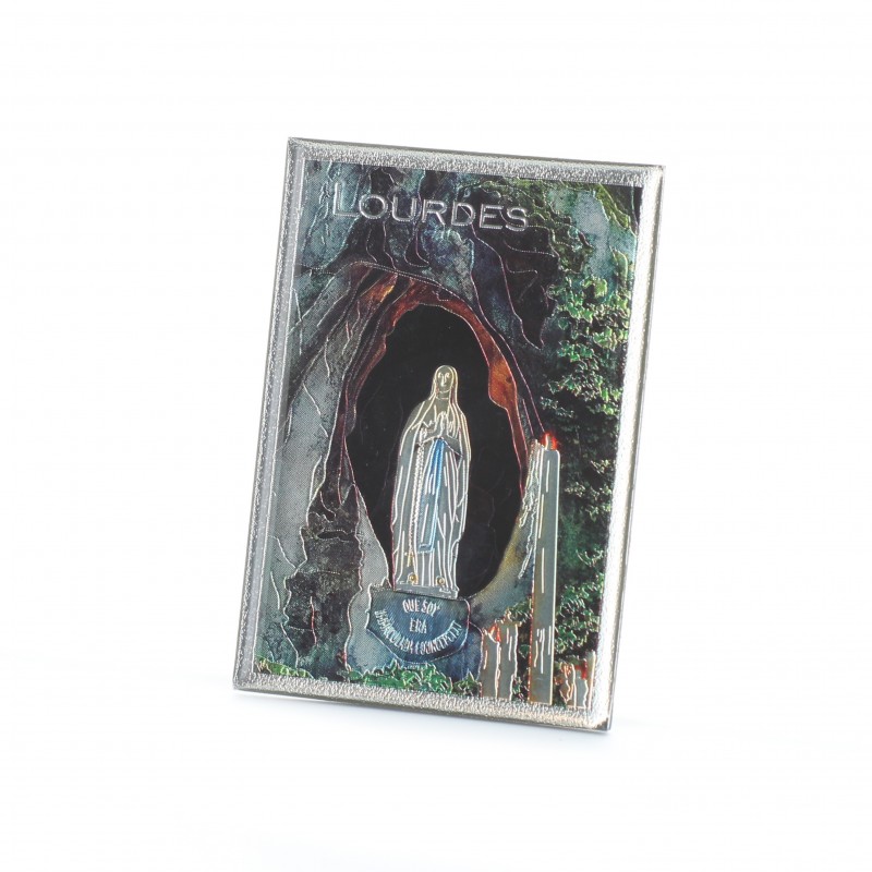 Lourdes Holy Mary souvenir magnet