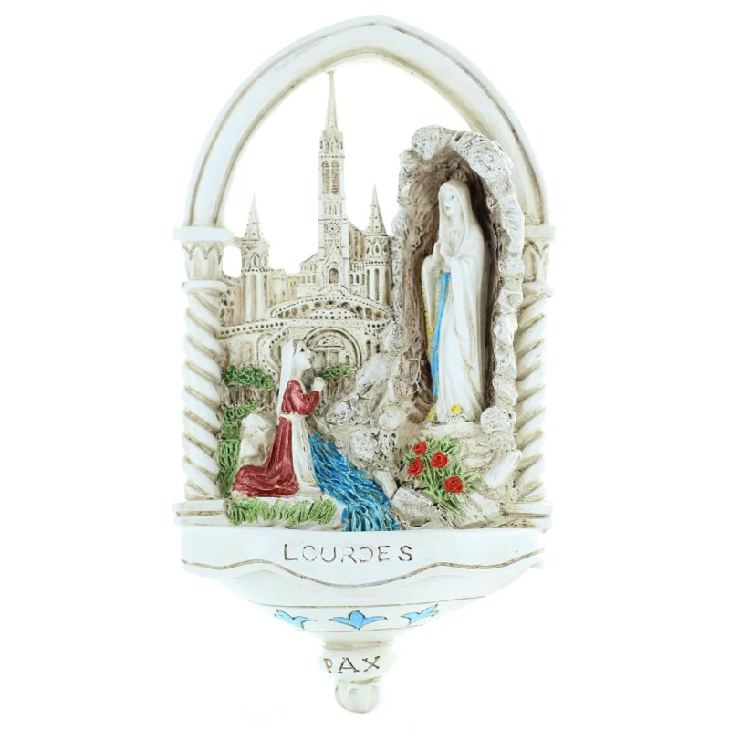 Acquasantiera 20cm Apparizione e Basilica Acquasantiera 20cm Apparizione e Basilica
