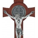 Crucifix of Saint Benedict in wood