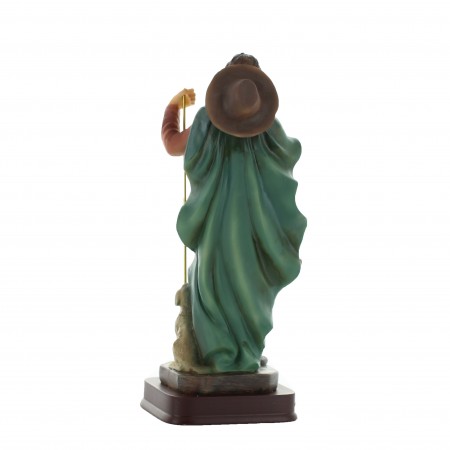 Statue Saint Roch en résine 20cm