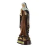 Statue Sainte Claire en résine 17 cm