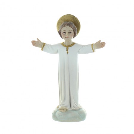 Statua del Divino Bambino Gesù in resina 12cm