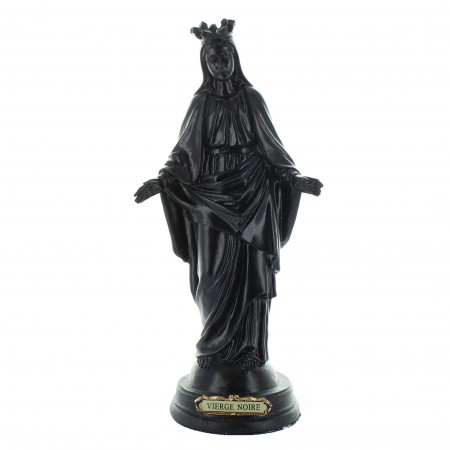 Black Madonna statue in resin 30cm