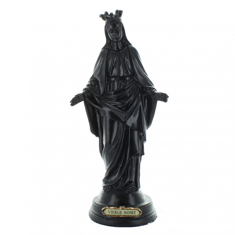 Black Madonna statue in resin 30cm - Statues of the Virgin Mary