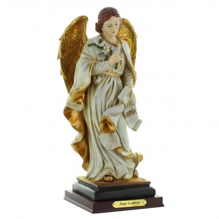 Statue Ange Gabriel en résine 30cm