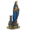 Statue Sainte Barbara en résine colorée 20 cm