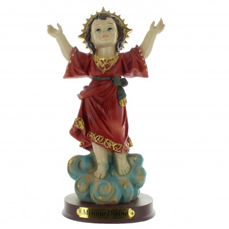 Statua del Divino Bambino Gesù in resina 23 cm