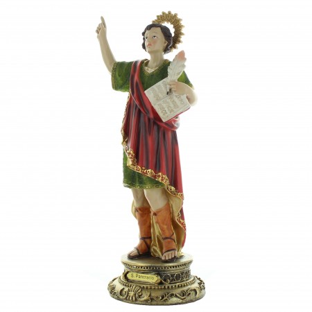 Statua di San Pancrazio in resina 32cm
