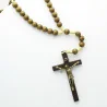 Large St Michael Wooden rosary to hang