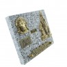 Funeral plaque of the Apparition in Granite 16x20cm