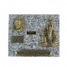 Funeral plaque of the Apparition in Granite 16x20cm