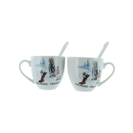Set 2 tasses à café avec l'Apparition