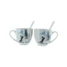 Set 2 tasses à café avec l'Apparition Set 2 tasses à café avec l'Apparition