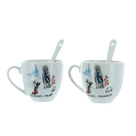 Set 2 tasses à café avec l'Apparition