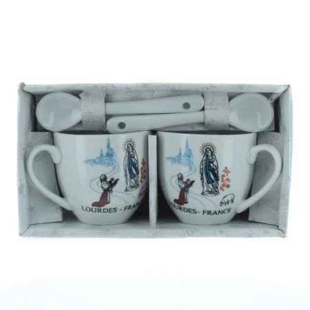 Set 2 tasses à café avec l'Apparition