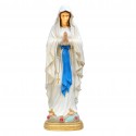 Statue of Our Lady of Lourdes in coloured resin 150 cm
