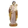 Statua di Madonna di Lourdes in resina colorata 88 cm