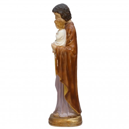 Statua di Madonna di Lourdes in resina colorata 88 cm