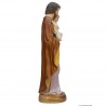 Statue of Joseph with the Child Jesus in coloured resin 98cm