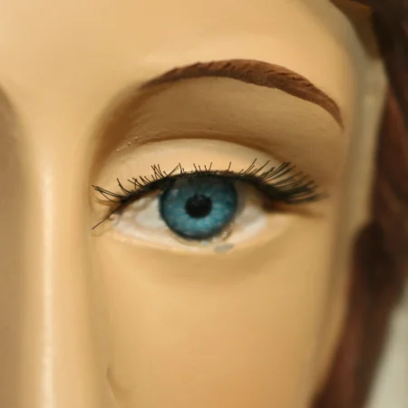 Statua di Santa Bernadette in resina colorata 63 cm