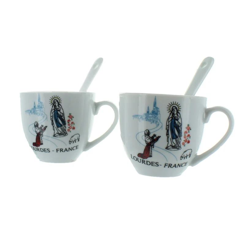 Set 2 tasses à café avec l'Apparition Set 2 tasses à café avec l'Apparition