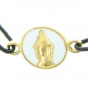 Bracelet avec médaille miraculeuse plaqué or