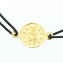 Bracelet avec médaille miraculeuse plaqué or