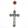 Wooden Lourdes rosary