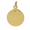 18mm gold plated Saint Joseph medal