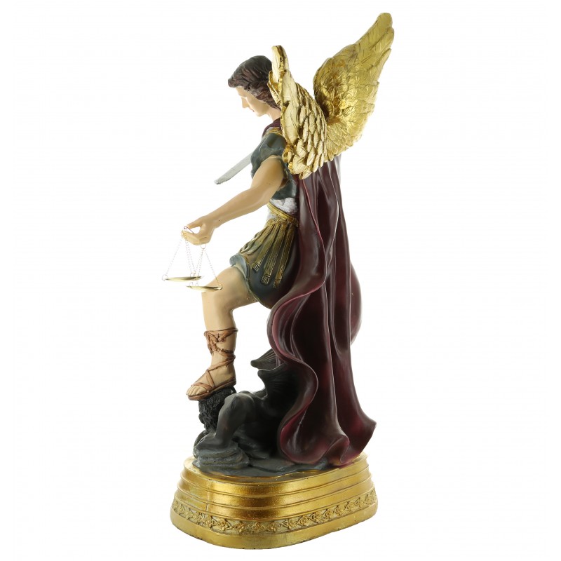 Religious Figu Christmas Decoration 21cm Resin Statue St.Michael the Archangel 