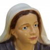 Saint Bernadette statue in coloured resin 88 cm
