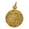 Médaille de Saint Antoine en plaqué or 20mm
