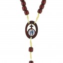 Wooden rosary of the Miraculous Virgin