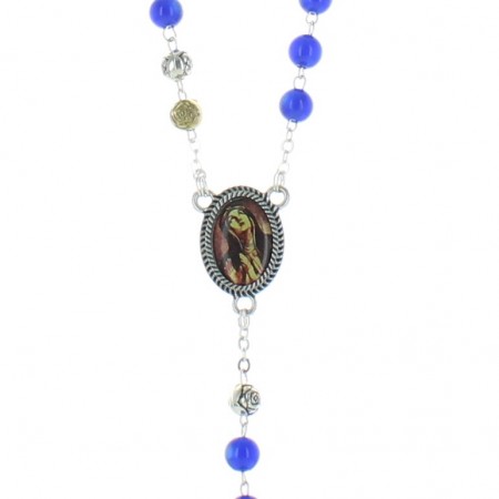 Rosary of Saint Brigitte in glass