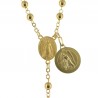 Solid Gold plated Battle Rosary